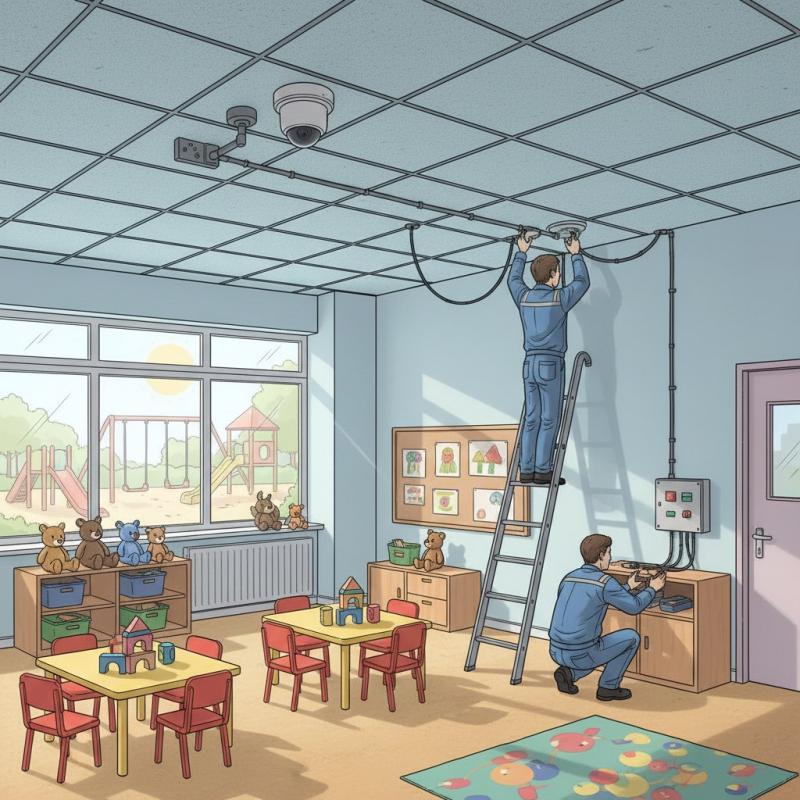 Установить видеонаблюдение в детском саду заказать в Пятигорске, цена, интернет магазин cameralook