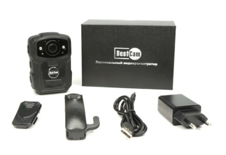 Видеорегистратор нагрудный BestCam B02 (Глонасс/GPS, Wi-Fi) 32Гб
